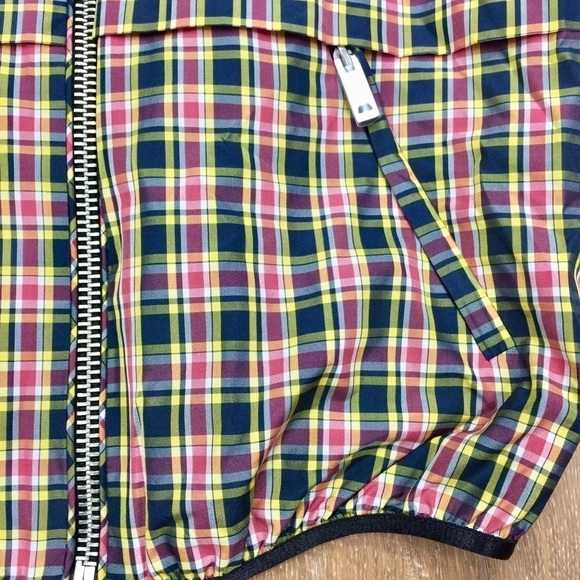 BURBERRY Brenty Check Hooded Jacket  Bright Coral Pink Girl's Size 8Y - Picture 6 of 12